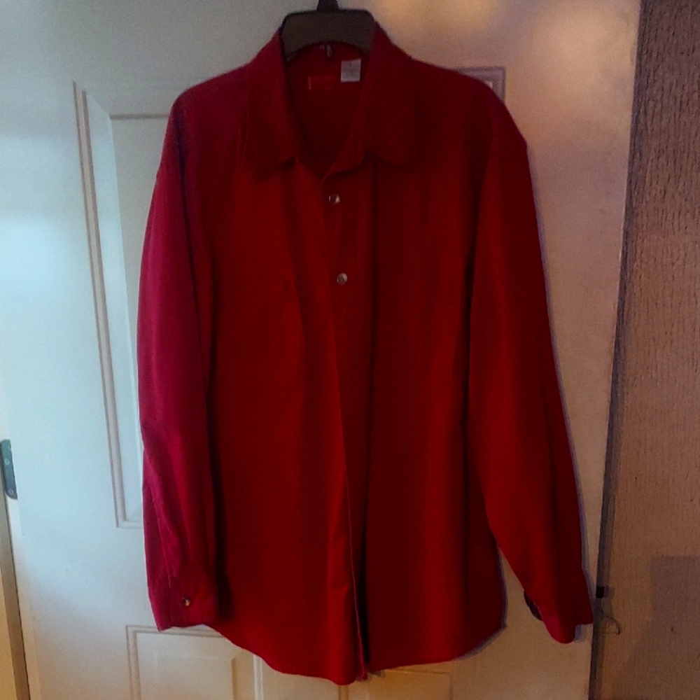 Levi's Red Button-Up Shirt